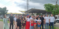 Символ единства: сотрудники ГУФССП Кубани присоединились к автопробегу в честь Дня флага - УФССП