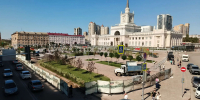Всё готово: смотрим снимки обновлённой Привокзальной площади в Волгограде - Riac34.Ru