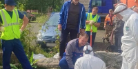 Продолжается ремонт коллектора - iЛюдиново.Com