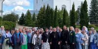 Семьи участников СВО посетили Свято-Троицкий Макарьевский Желтоводский женский монастырь - Единая Россия