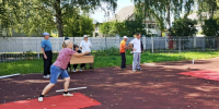 Ветераны соревнуются в городки - Мокшанский район