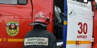В районе старого вокзала в Кировске тушили пожар - Мурманский вестник