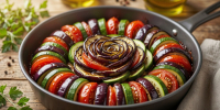 Тот случай, когда гарнир вкуснее мяса: сочный рататуй с баклажанами в духовке за 40 минут - готовлю всё лето и не надоедает - Progorod33.Ru