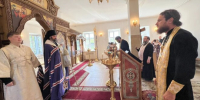 Епископ Мефодий совершил молебен перед началом всякого доброго дела в возрождающемся Александро-Невском монастыре - Альметьевская Епархия
