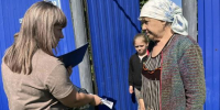 Выезд мобильной социальной службы село Октябрьское, Петуховского муниципального округа. - Центр соцобслуживания населения