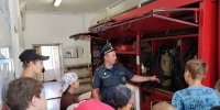 Школьники из Новокубанска побывали в пожарно-спасательной части - Кубанские Новости