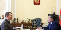 Владислав Ховалыг обсудил с Михаилом Дегтяревым развитие спортивной инфраструктуры в Туве - Правительство Республики Тыва
