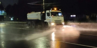 Семь поливомоечных машин ночью мыли дороги города. - Городской округ Иваново