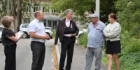 Глава города Алексей Соколов и депутаты городского Совета подводят итоги благоустройства во дворах. - Администрация г. Гусь-Хрустальный