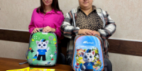 Дети сотрудников Гурьевского филиала «ЧМК» получили в подарок наборы первоклассников - ИА Новости Кузбасса