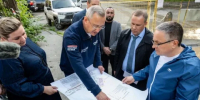 Владислав Шапша провел планерку на объектах благоустройства в Калуге - Калужский перекрёсток