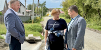 В Центральном районе проверили ход ремонта дорог в Борзовой Заимке и Ягодном, инициированного жителями - Администрация г. Барнаул