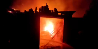 В Медвенке Курской области загорелся шлакоблочный гараж - Курская правда