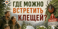 Осторожно,  клещи! - ГУ МЧС России