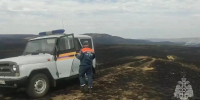 На месте пожара. Источник: МЧС России по Оренбургской области - Ural56.Ru