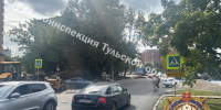 В Туле на улице Федора Смирнова автоледи на машине Solaris сбила пенсионерку - Комсомольская Правда