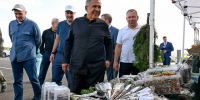 Минниханов оценил ход уборки урожая в Арском районе и обсудил поддержку семей бойцов СВО - ТРК Татарстан-Новый век