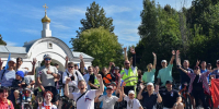 Сотрудники Дубненского пожарно-спасательного гарнизона приняли участие в патриотическом велопробеге - ГУ МЧС МО