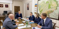 Виктор Томенко провел встречу с заместителем министра транспорта РФ Фото №1 - Алтайская правда