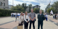 Молодежный совет Управления Росприроднадзора принял участие в митинге-концерте, посвященном Дню Государственного флага России - Росприроднадзор