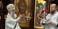 26.08.26 г. Митрополит Иосиф совершил Божественную литургию в Успенском кафедральном соборе, изображение №1 - Ивановская митрополия