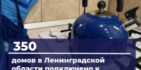 Еще 350 домовладений в Ленобласти подключили к газу за неделю - ЛенТВ24