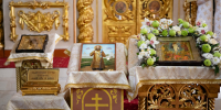 В день отдания праздника Преображения Господня и памяти святителя Тихона Задонского, в Ахтырском кафедральном соборе города Орла совершена праздничная Божественная литургия.  Митрополит Орловский и Болховский Тихон молитвенно отметил день своего Небесного покровителя — святителя Тихона, епископа Воронежского, Задонского, чудотворца. 26 августа 2026 года - Орловская и Ливенская епархия