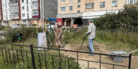 В магаданских дворах продолжают благоустраивать детские площадки - MagadanMedia.Ru