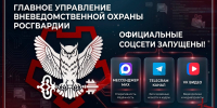 ЗАПУЩЕНЫ ОФИЦИАЛЬНЫЕ АККАУНТЫ ГЛАВНОГО УПРАВЛЕНИЯ ВНЕВЕДОМСТВЕННОЙ ОХРАНЫ РОСГВАРДИИ В СОЦИАЛЬНЫХ СЕТЯХ - Росгвардия