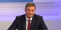 Валентин Коновалов. Кадр съемки РТС - Пульс Хакасии
