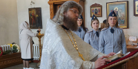 В преддверии дня памяти святого преподобного Пимена Угрешского для сотрудников УФСИН прошло богослужение - УФСИН Магаданской области
