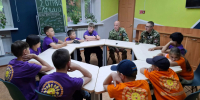 Ветераны СВО провели патриотическую встречу с детьми в лагере «Солнышко» на Камчатке - Министерство социального благополучия