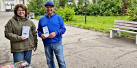 Библиотекари в парке рассказали ковровчанам о процедуре голосования - KovrovSegodnya.Ru
