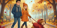 Заморозки осенью / Изображение сгенерировано нейросетью Алиса AI / amic.ru - ИА Амител