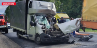 Водитель Opel оказался зажат в автомобиле после ДТП в Опочецком районе - Псковская правда