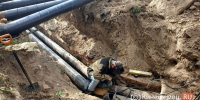 На улице Бекренева ремонтируют водопровод - Kineshemec.Ru