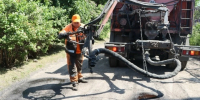 В Брянске дорожники продолжают латать асфальт - Комсомольская Правда