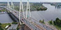 Движение по Вантовому мосту полностью восстановили после дорожных работ - Online47.Ru