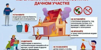 Меры пожарной безопасности на дачном участке - Никольский район