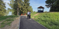 В Чухломе завершено строительство новых тротуаров в городском парке - ГТРК Кострома