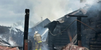 пожар в селе Лесное Конобеево Шацкого муниципального округа - РИА 7 Новостей