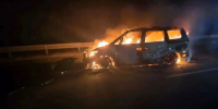 Водитель и пассажир погибли в горящем минивэне недалеко от Пятигорска - ATVmedia.Ru