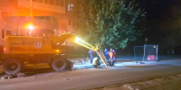 На главной магистрали юга Калининграда вырыли 2-метровую яму - ИА Русский Запад