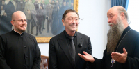 Ректор МДА епископ Кирилл вручил благодарственную грамоту Григорию Лепсу - Духовная академия