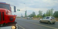 На севере Волгограда сотрудники МЧС предотвратили пожар после ДТП - Волга-Медиа