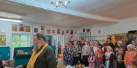 Молебен для учащихся в храме первоверховных апостолов Петра и Павла с. Кузьма - Глазовская Епархия