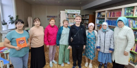 Литературный час в Шеморданской библиотеке имени Талгата Назмиева  в Автономной некоммерческой организации «Реабилитационный центр «Балкыш»-(Сияние). - Сабинский район