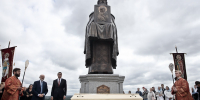 Во Владимире открыли памятник великому князю Андрею Боголюбскому - Администрация области