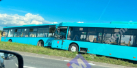 Более 10 человек пострадали в столкновении двух автобусов на Софийской улице в Петербурге - ЛенТВ24
