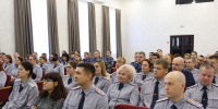 Председатель избирательной комиссии Псковской области провел встречу с коллективом филиала - ПЮИ ФСИН России